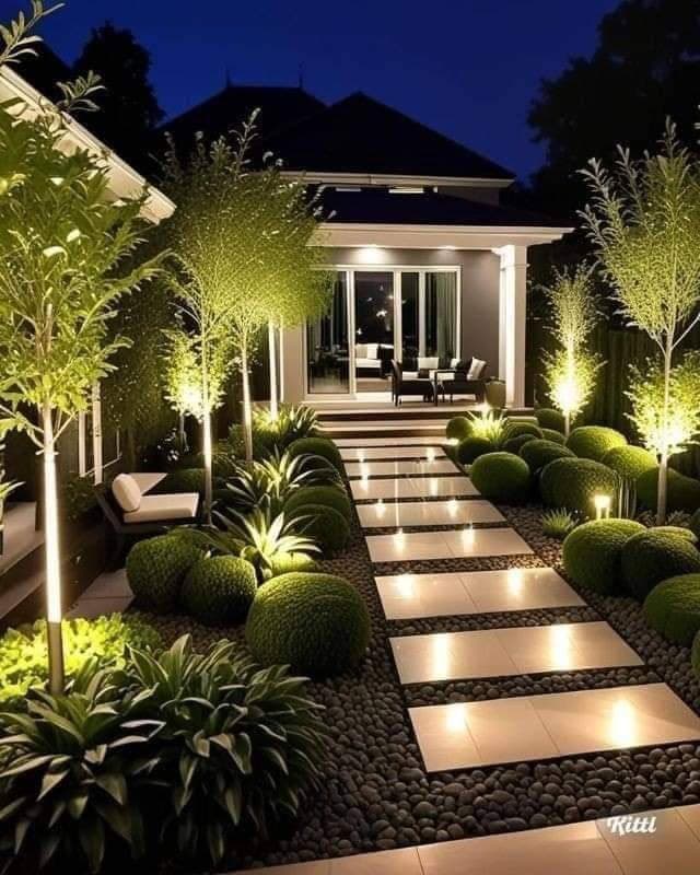 Außenbereich – Moderne Gartengestaltung & Beleuchtung