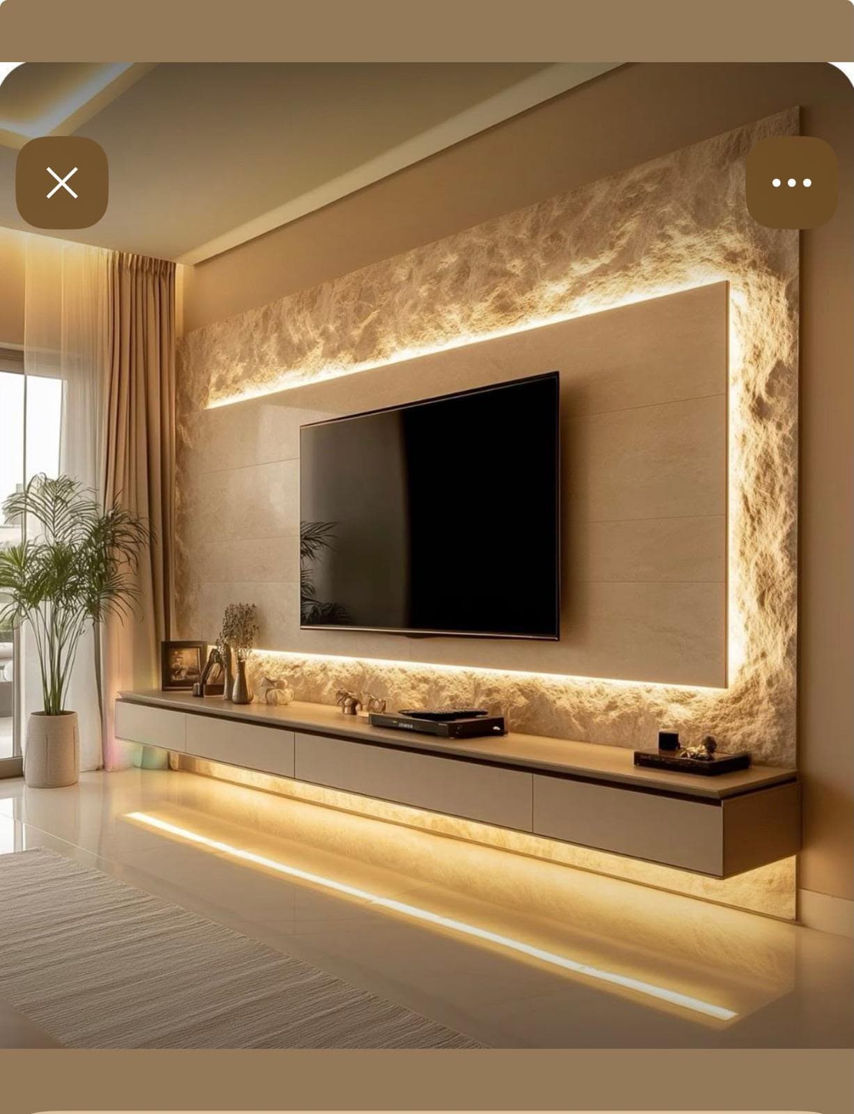 TV-Wandgestaltung – Luxuriöser Innenausbau